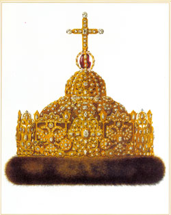 алмазная шапка царя Иоанна Алексеевича